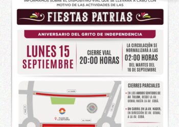 Cancún Se Prepara para las Fiestas Patrias con Operativo de Tránsito