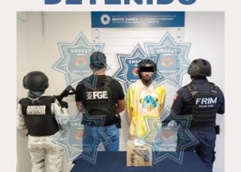 Capturado por allanamiento y posesión de arma en Cancún