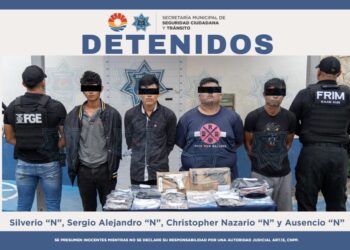 Con 23 Años y Armado, Cae Joven en Cancún con un Arsenal de Drogas en Operativo Conjunto
