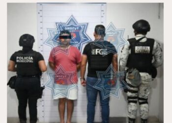 Detención en Cancún por desobediencia y resistencia de particulares