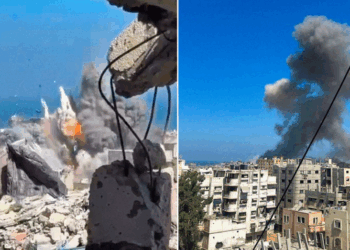 Israel destruye edificios residenciales en Gaza durante intensos bombardeos