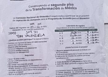 Estos seran los REQUISITOS para El programa Vivienda para del Bienestar. Abre registro en Cancún