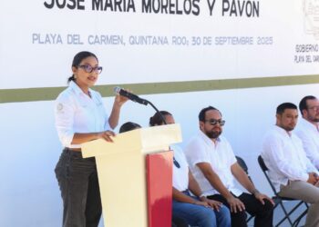 Honran la Memoria de José María Morelos y Pavón en Playa del Carmen