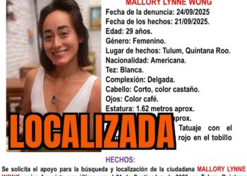 Localizados FGE Quintana Roo Desactiva Fichas de Búsqueda de Mallory Wong y Johan Couoh