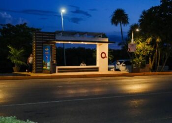 Avanzan los paraderos en la zona hotelera de Cancún