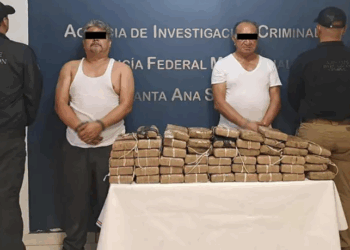 Detienen a Dos con 48 Kilos de Droga en Sonora