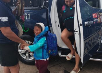 Policía de Cancún activa plan de apoyo ciudadano ante lluvias