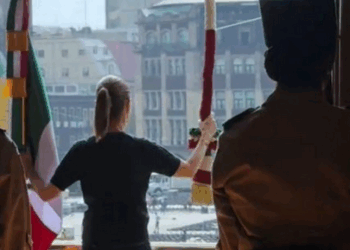 Sheinbaum ensaya su primer Grito de Independencia