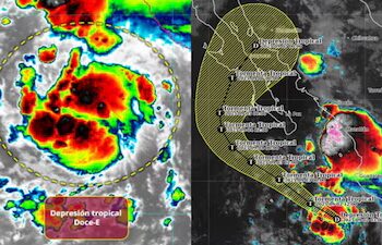 Tormenta tropical 'Lorena' amenaza costas mexicanas