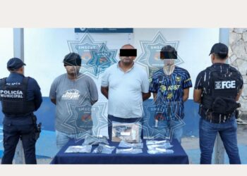 Tres Detenidos por Delitos Contra la Salud en Cancún