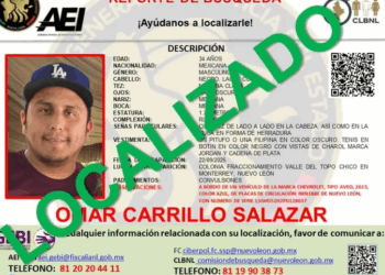 Camillero Desaparecido del IMSS es Localizado con Vida en Nuevo León