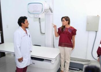 Mara Lezama fortalece servicios de salud en Isla Mujeres con moderno equipo de Rayos X