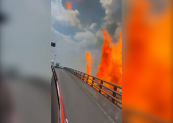🚨🔥VIDEO/ Explosión de pipa de gas en Puente de la Concordia deja 57 lesionados