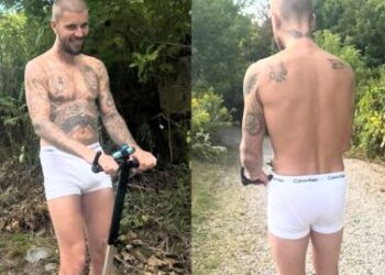 Justin Bieber deja atrás los filtros: paseo en bóxers Calvin Klein
