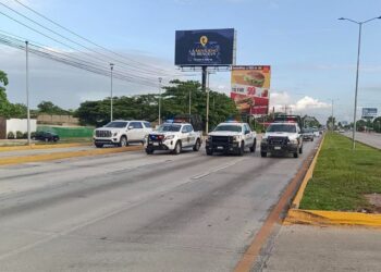 Activan Operativo Carrusel Permanente en el Boulevard Colosio de Cancún