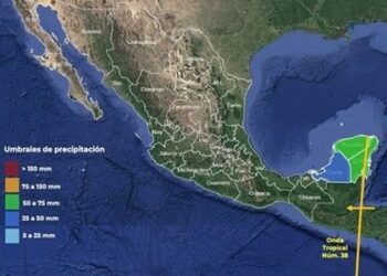 Aviso por Onda Tropical No. 38 en Quintana Roo