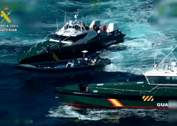 VIDEO «Guardia Civil frustra operación de narcotráfico con 1,700 kilos de hachís en Chipiona»