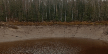 «Fosa Negra» provoca la desaparición temporal del lago Shimózero en Rusia