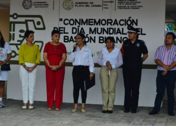 Conmemoran el Día Internacional del Bastón Blanco en Playa del Carmen