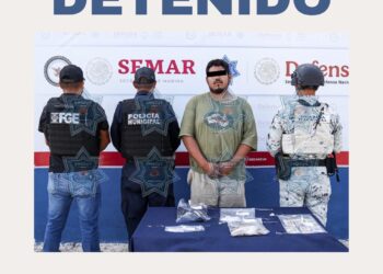 Detienen a Presunto Narcomenudista en la Supermanzana 59 de Cancún