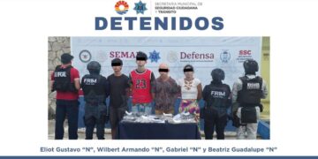 Detienen a cuatro personas en la SM 260