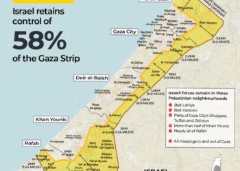 Israel se Retira Parcialmente, Pero Mantiene un Fuerte Control Territorial
