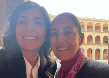 Liz Vilchis Regresa a La Mañanera y Claudia Sheinbaum Defiende Popularidad de AMLO