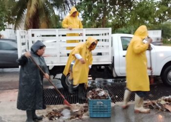 Operativo Tormenta se Mantiene Activo en Chetumal Ante Pronóstico de Lluvias