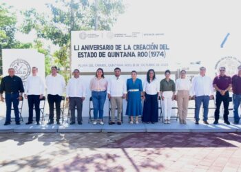 Playa del Carmen Conmemora el 51 Aniversario de Quintana Roo