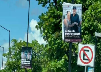 🚨 VIDEO/ Estefanía Mercado viola la Constitución: propaganda ilegal en Playa del Carmen a más de  20 días de su informe