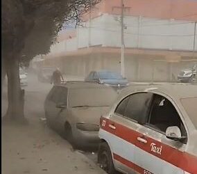 Polvazón en Poza Rica La Consecuencia Del Lodo Seco de la Inundación