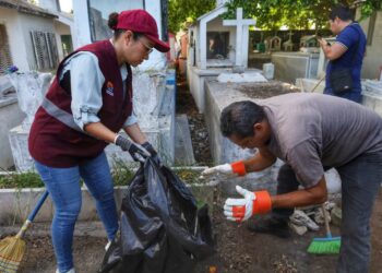 Renuevan el Panteón Municipal de Othón P. Blanco para Día de Muertos