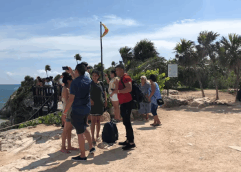 Preocupa Baja de Visitantes en la Zona Arqueológica de Tulum