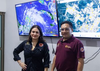 «Estefanía Mercado lidera operativo para atender zonas afectadas por lluvias»