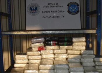 Decomisan cocaína con valor de más de 4 millones de dólares en Puente 3 de Laredo, Texas