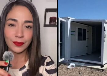 Joven mexicana compra casa prefabricada en AliExpress por menos de 140 mil pesos y la instala en Baja California