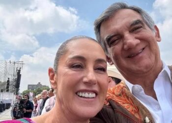 Américo Villarreal refrenda apoyo a Claudia Sheinbaum durante su primer informe