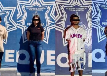 Detienen a cuatro personas por violencia familiar y alterar el orden público en Pesquería, NL