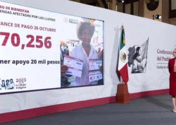 Gobierno de México entrega más de 70 mil apoyos a familias afectadas por lluvias en cinco estados