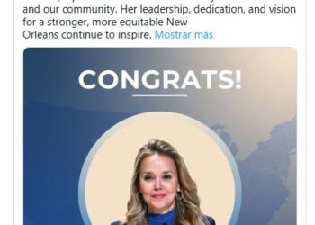 Mexicana hace historia como alcaldesa de Nueva Orleans