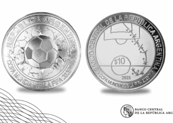 Argentina Lanza una Moneda Conmemorativa de Plata con la ‘Jugada del Siglo’ de Maradona