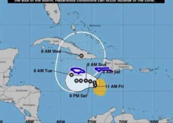 Tormenta tropical “Melissa” apunta hacia Cuba; COEPROC mantiene monitoreo