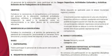 La SEQ Organiza Juegos Deportivos y Culturales para Maestros de Quintana Roo