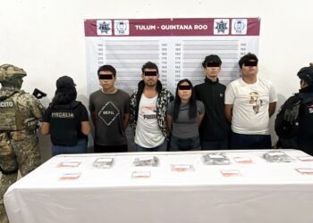 Detienen en Tulum a 5 personas por narcomenudeo: FGE Quintana Roo confirma operativo