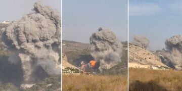 Devastador ataque de Israel en el sur del Líbano