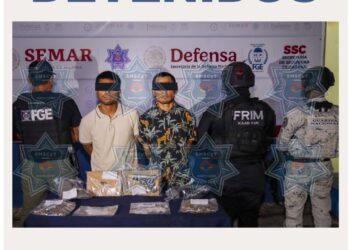 Blindaje Cancún Detiene a Dos por Narcomenudeo y Rescata a Dos Menores Desaparecidas