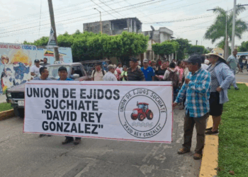 Campesinos de Chiapas Bloquean Aduana Fronteriza con Guatemala por Crisis en Canal de Riego