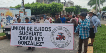 Campesinos de Chiapas Bloquean Aduana Fronteriza con Guatemala por Crisis en Canal de Riego
