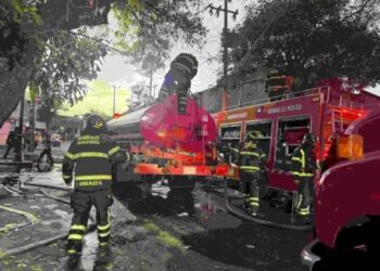 VIDEO «Fuerte incendio en la colonia Morelos deja graves pérdidas en bodega de alimento para mascotas»