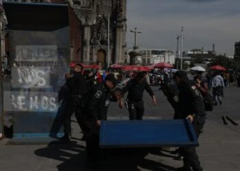 VIDEO Zócalo y Palacio Nacional blindados ante Marcha de la “Generación Z”